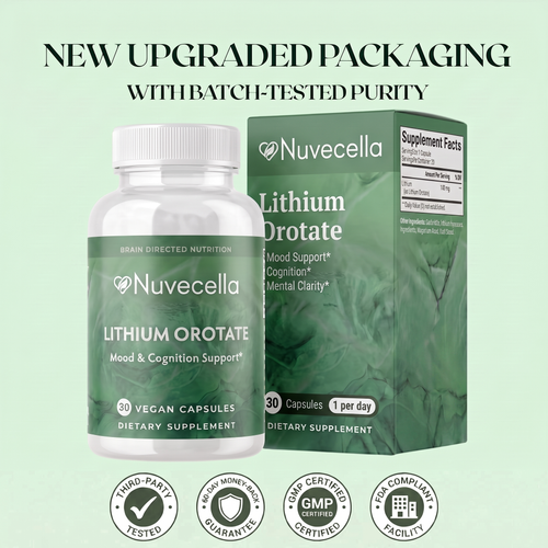 Nuvecella Lithium Orotate For Mood & Cognition Support