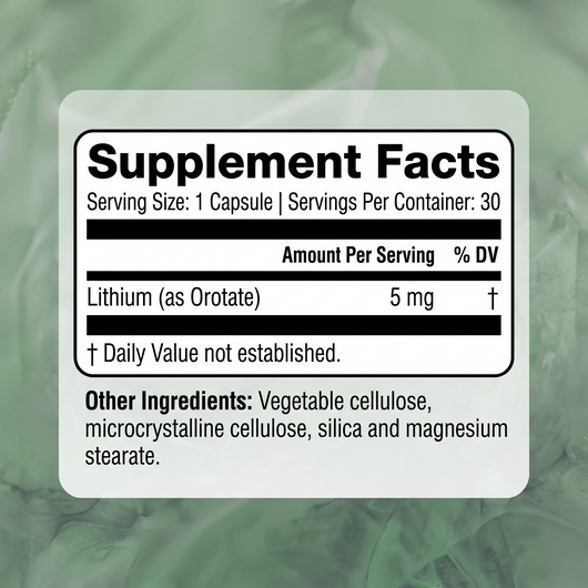 Nuvecella Lithium Orotate For Mood & Cognition Support
