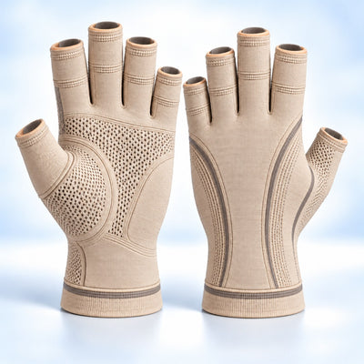 Nuvecella compression gloves beige